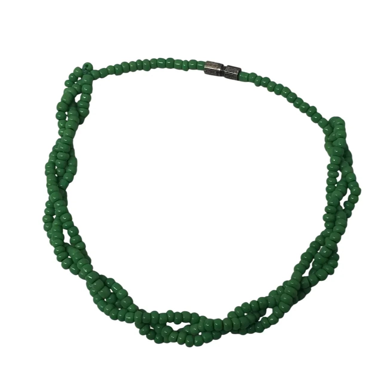 Women's Green Twisted Beaded Bracelet - A+ Stuff - Bracelet - A+ Stuff