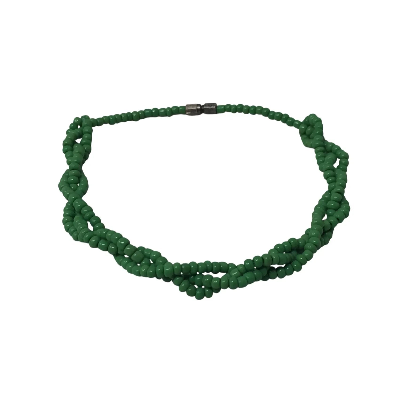Women's Green Twisted Beaded Bracelet - A+ Stuff - Bracelet - A+ Stuff