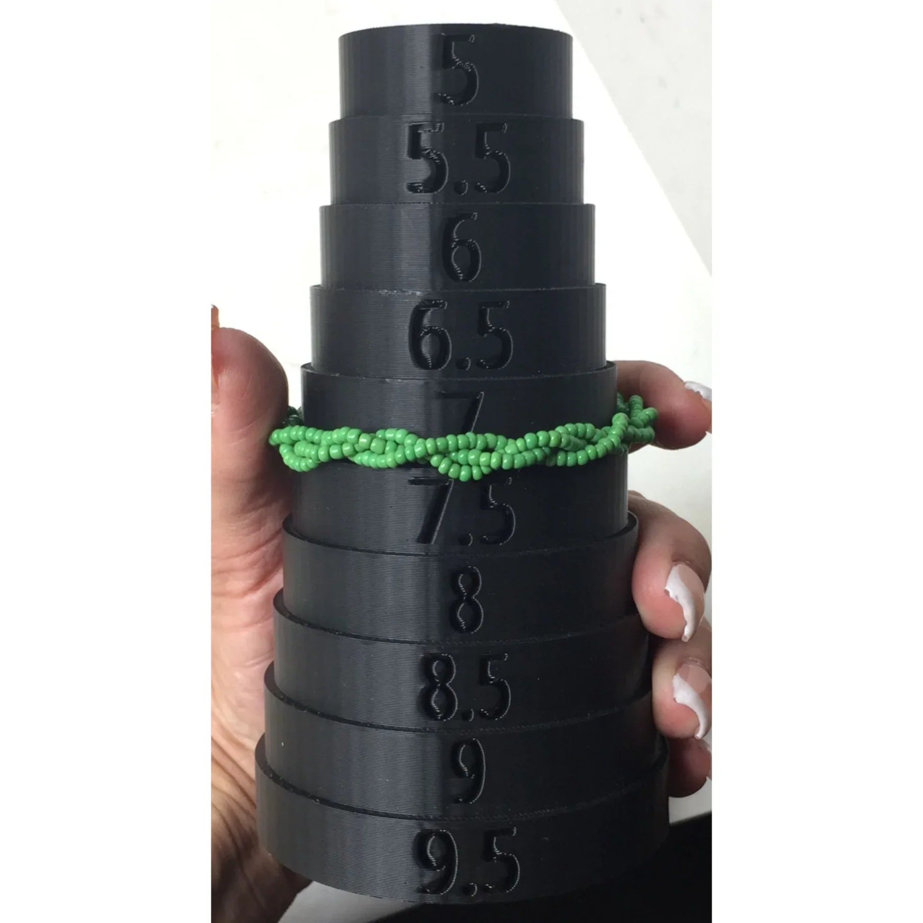 Women's Green Twisted Beaded Bracelet - A+ Stuff - Bracelet - A+ Stuff