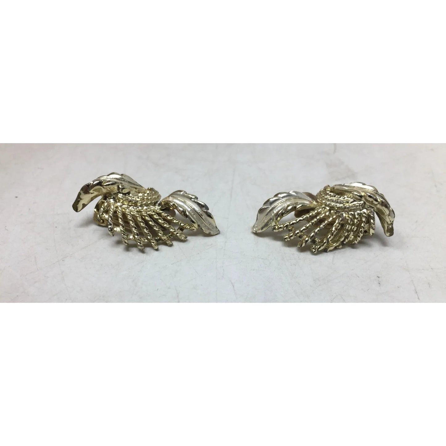 Women's Judy Lee Gold Tone Clip On Earrings - judy lee - Earrings - A+ Stuff