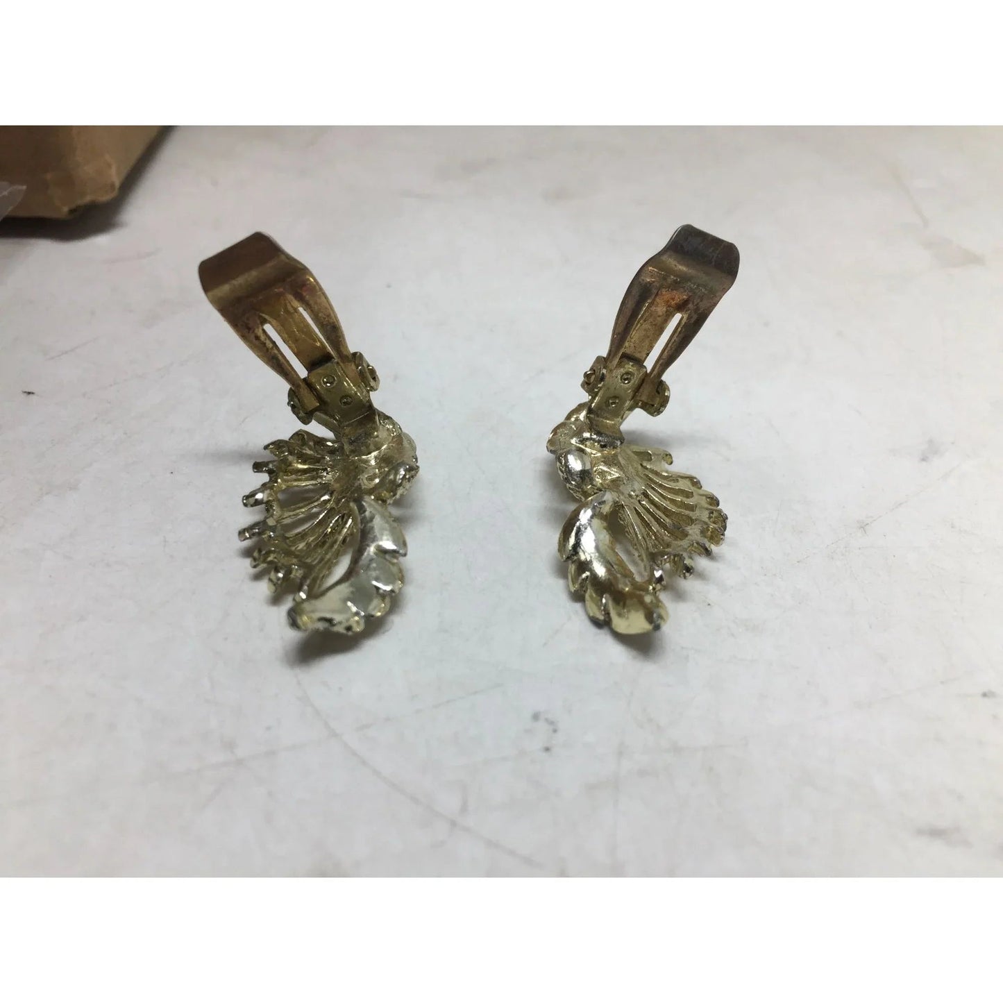 Women's Judy Lee Gold Tone Clip On Earrings - judy lee - Earrings - A+ Stuff