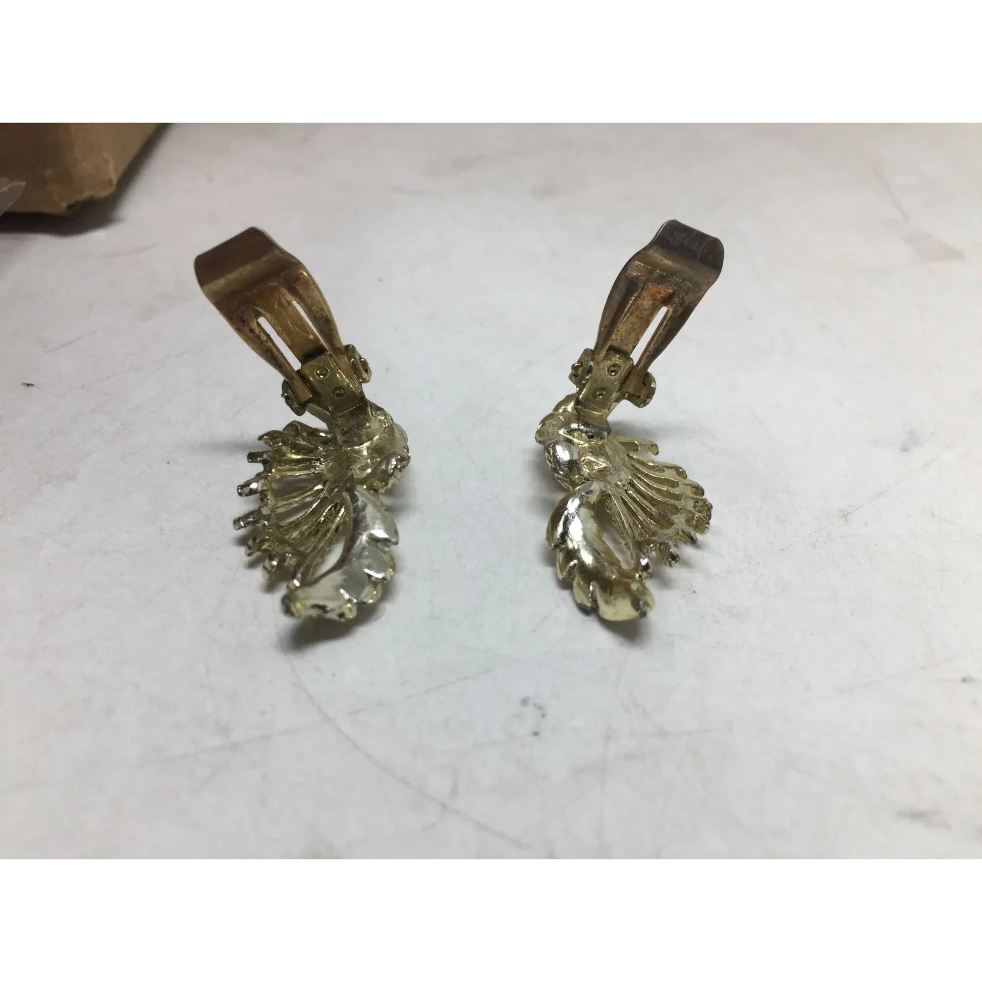 Women's Judy Lee Gold Tone Clip On Earrings - judy lee - Earrings - A+ Stuff