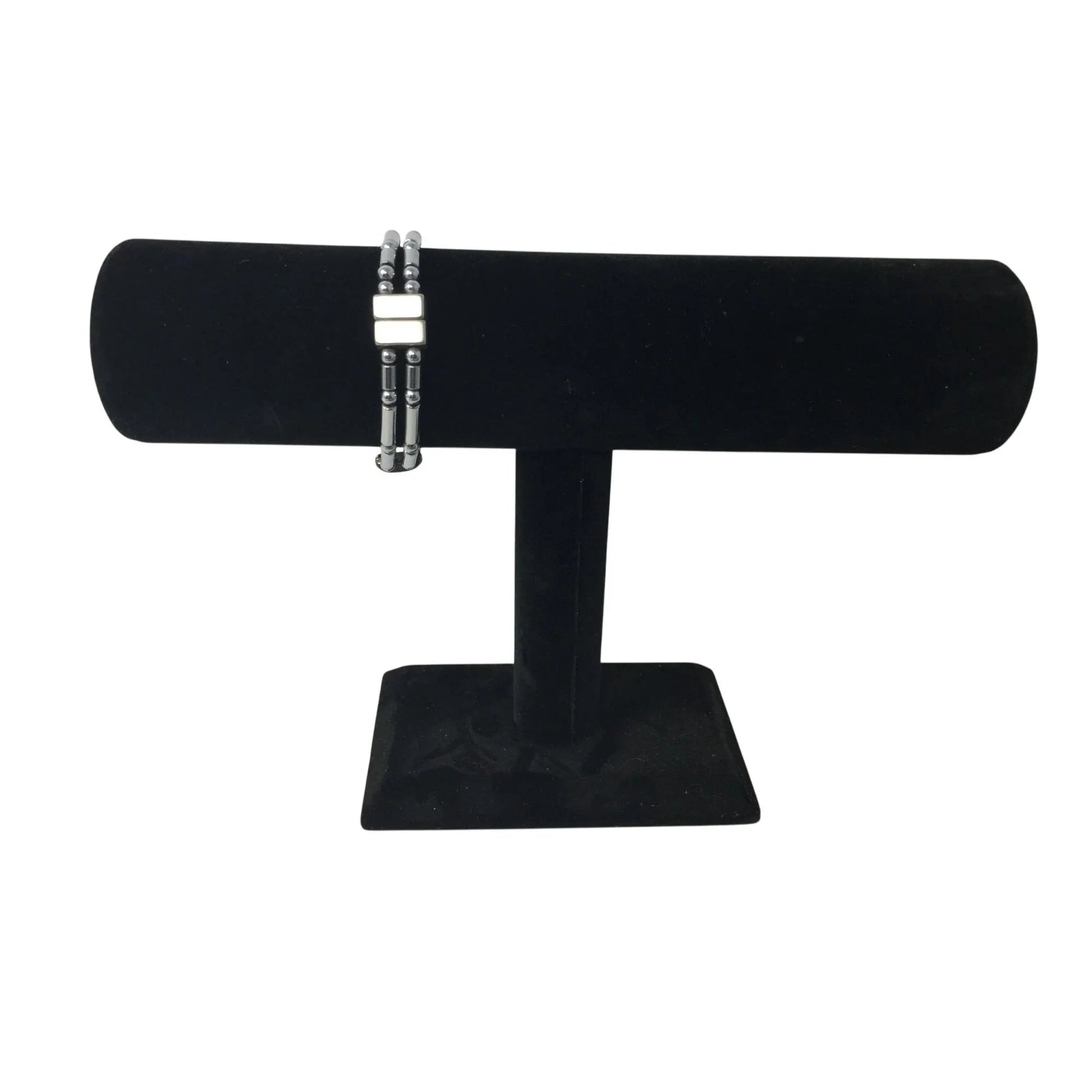 Women's Magnetic Silver Tone Bracelet with Rectangular Pendant - A+ Stuff - Bracelet - A+ Stuff