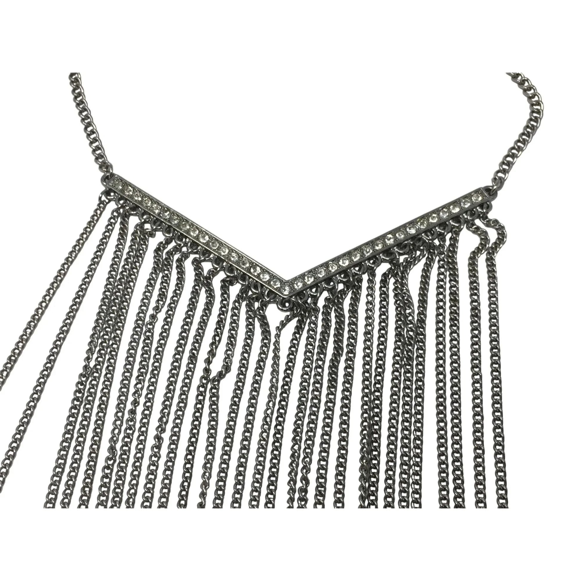 Women's Matching Jewelry Set - Waterfall Statement Necklace, Bracelet and Earrings - A+ Stuff - Jewelry Set - A+ Stuff