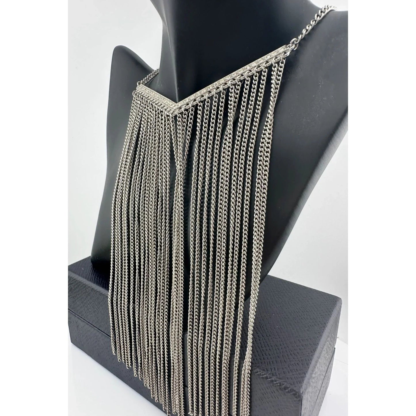 Women's Matching Jewelry Set - Waterfall Statement Necklace, Bracelet and Earrings - A+ Stuff - Jewelry Set - A+ Stuff