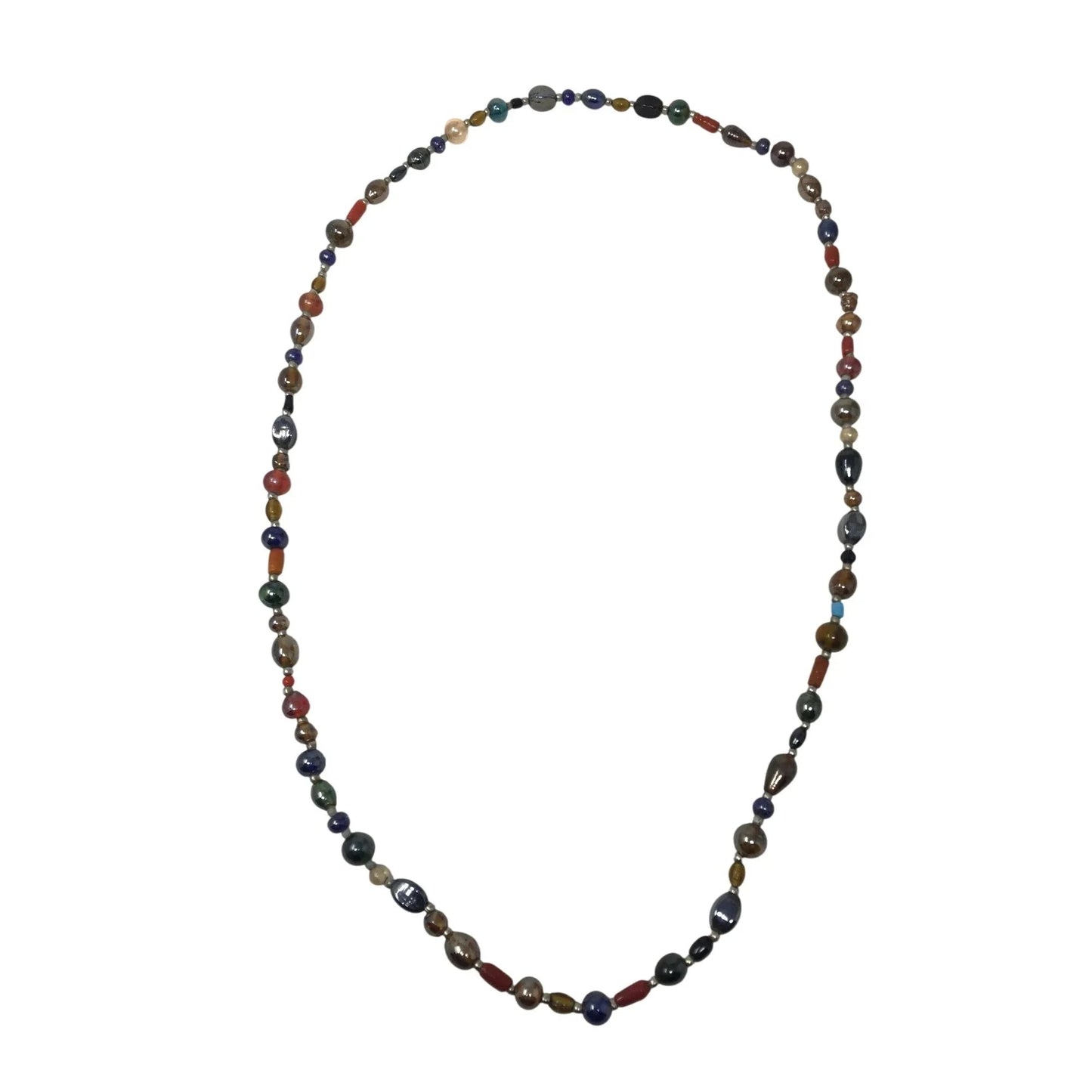 Women's Multicolored Beaded Necklace - A+ Stuff - Necklace - A+ Stuff