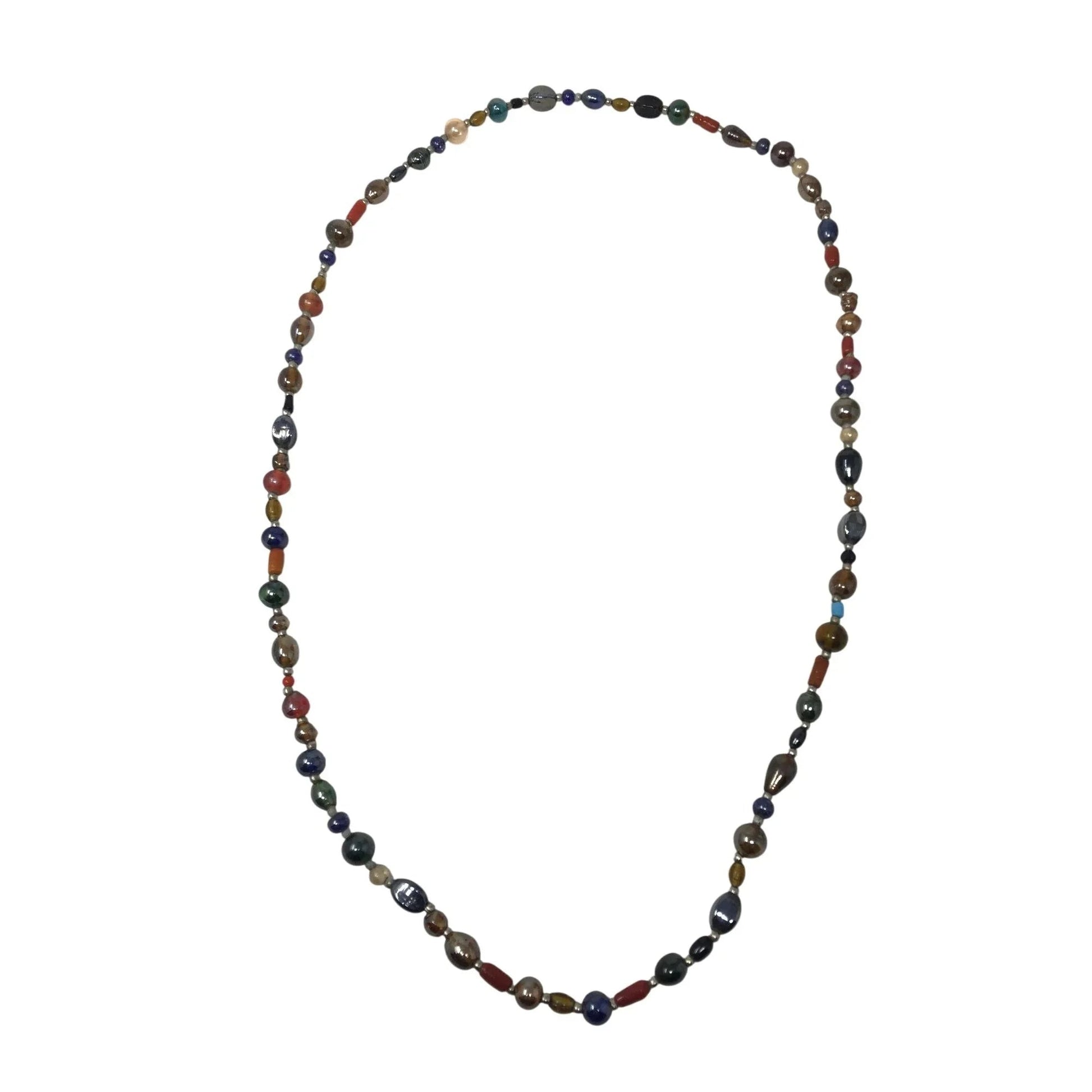 Women's Multicolored Beaded Necklace - A+ Stuff - Necklace - A+ Stuff