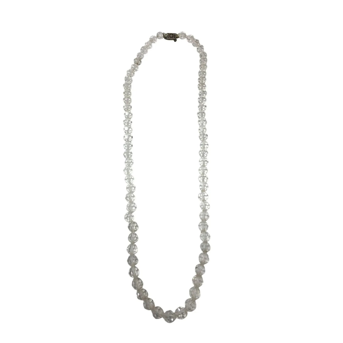 Women's Necklace with Clear Beads on it - A+ Stuff - Necklace - A+ Stuff