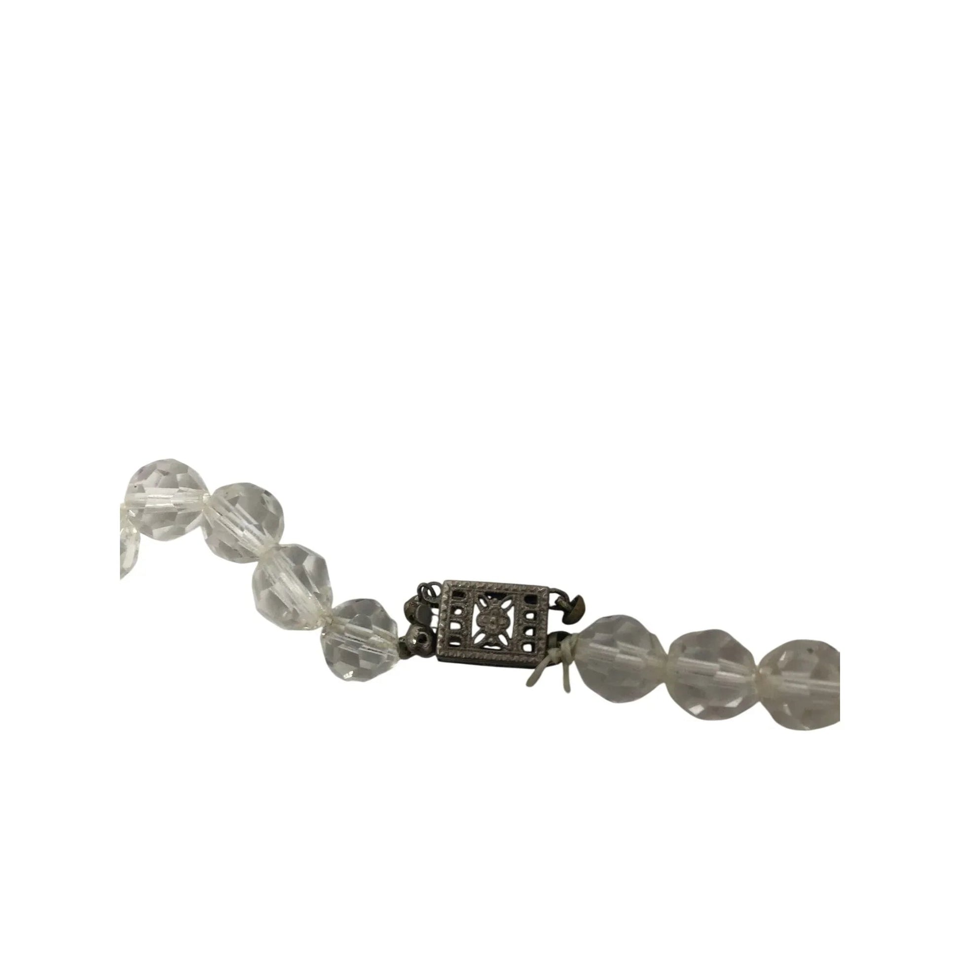 Women's Necklace with Clear Beads on it - A+ Stuff - Necklace - A+ Stuff