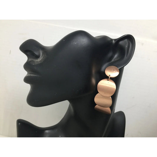 Women's Rose Gold Dangle Drop Earrings - A+ Stuff - Earrings - A+ Stuff