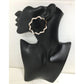Women's Rose Gold Twisted Hoop Earrings with White Faux Pearl/Beads - A+ Stuff - Earrings - A+ Stuff