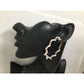 Women's Rose Gold Twisted Hoop Earrings with White Faux Pearl/Beads - A+ Stuff - Earrings - A+ Stuff