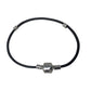 Women's Silver and Black Rope Bracelet - A+ Stuff - Bracelet - A+ Stuff
