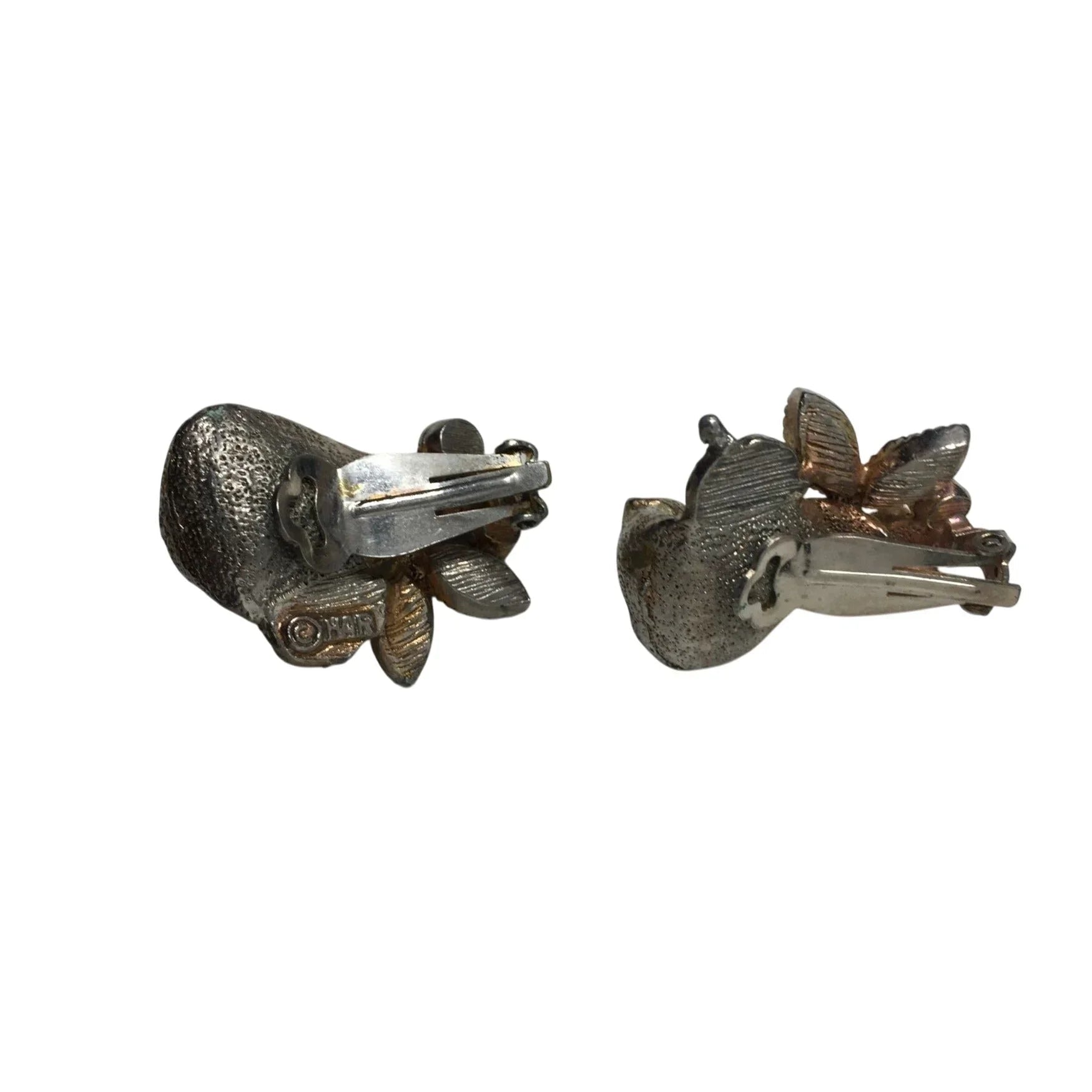 Women's Silver Tone Clip On Earrings with Multi - Colored Gemstones/Rhinestones - A+ Stuff - Jewelry - A+ Stuff