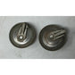 Women's Silver Tone Clip On Earrings with White Faux Pearl - A+ Stuff - Earrings - A+ Stuff
