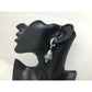 Women's Silver Tone Dangle Hoop Earrings - A+ Stuff - Earrings - A+ Stuff