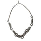 Women's Silver Tone Multi Chain Necklace with Circles - A+ Stuff - Necklace - A+ Stuff