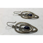 Women's Silver tone Statement Earrings with Geometric Design - A+ Stuff - Earrings - A+ Stuff