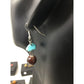 Women's Silver tone Turquoise Beaded Dangle Earrings - A+ Stuff - Earrings - A+ Stuff
