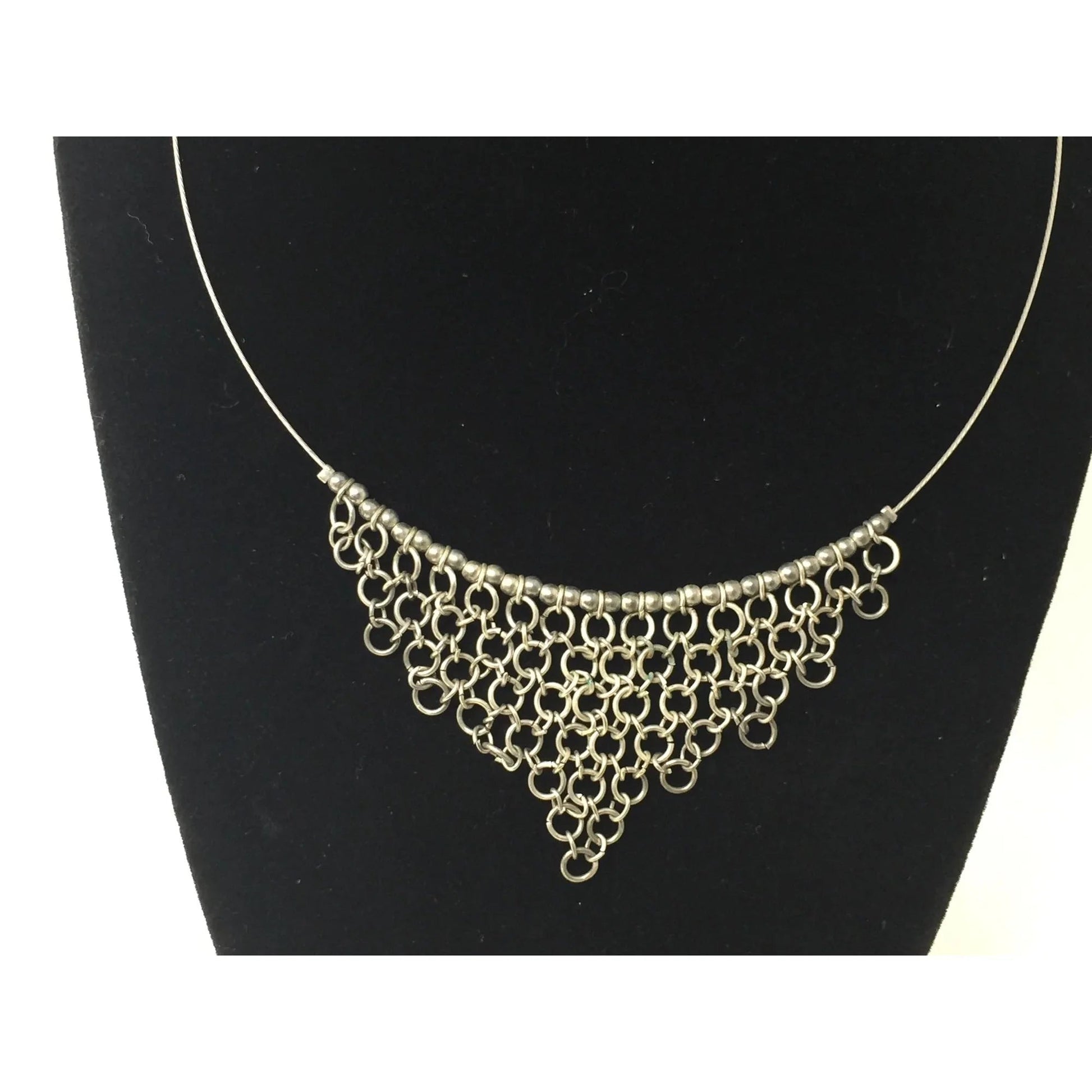 Women's Silver Tone Waterfall Chain Necklace - A+ Stuff - Necklace - A+ Stuff