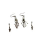 Women's Silver Toned Teardrop Dangle Earrings - A+ Stuff - earrings - A+ Stuff