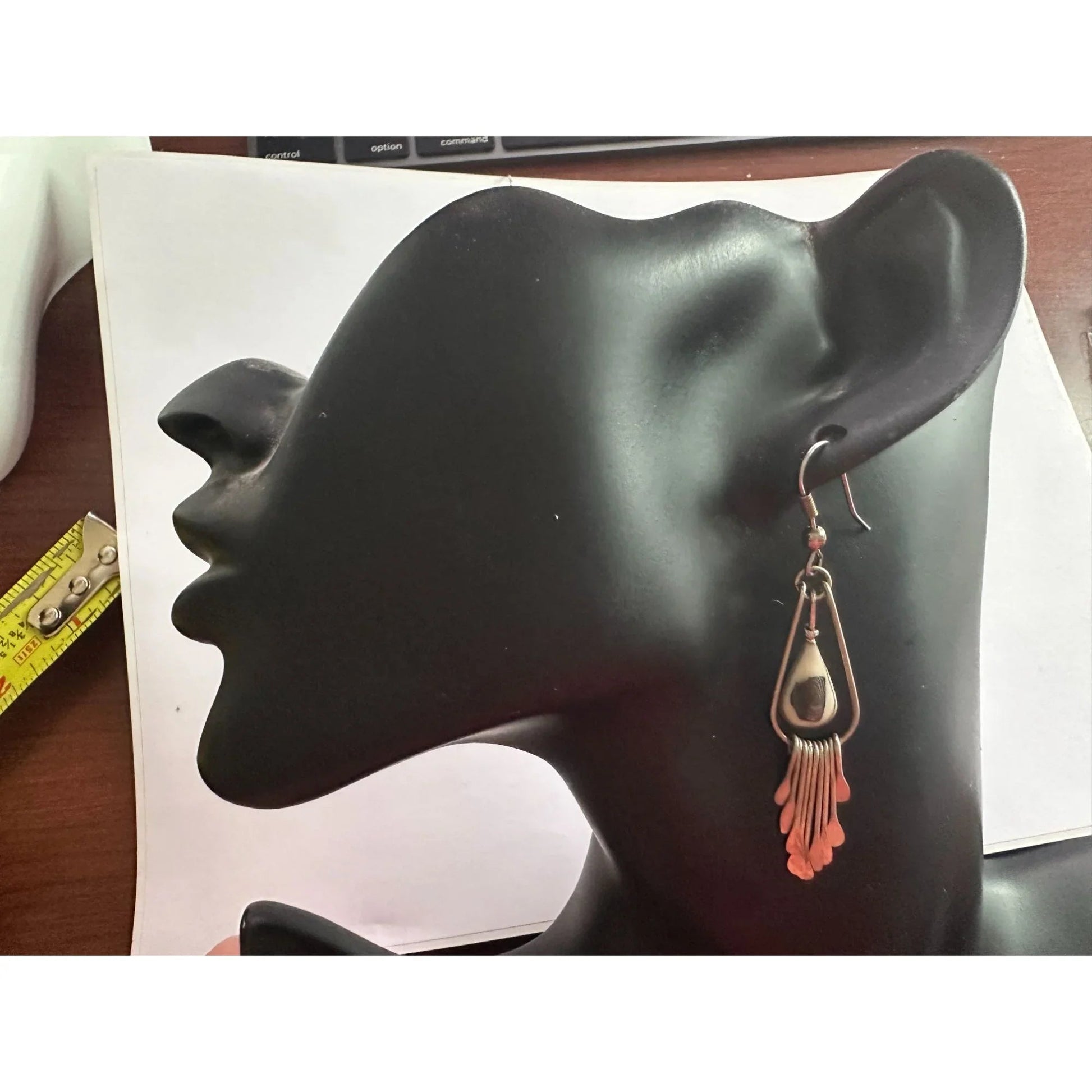 Women's Silver Toned Teardrop Dangle Earrings - A+ Stuff - earrings - A+ Stuff