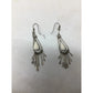 Women's Silver Toned Teardrop Dangle Earrings - A+ Stuff - earrings - A+ Stuff
