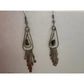 Women's Silver Toned Teardrop Dangle Earrings - A+ Stuff - earrings - A+ Stuff