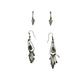 Women's Silver Toned Teardrop Dangle Earrings - A+ Stuff - earrings - A+ Stuff