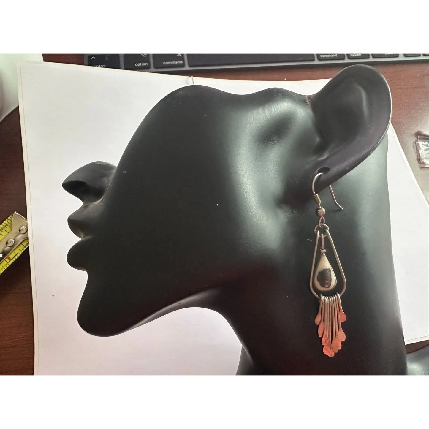 Women's Silver Toned Teardrop Dangle Earrings - A+ Stuff - earrings - A+ Stuff