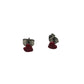 Women's Small Red Stud Heart Shaped Earrings - A+ Stuff - Earrings - A+ Stuff