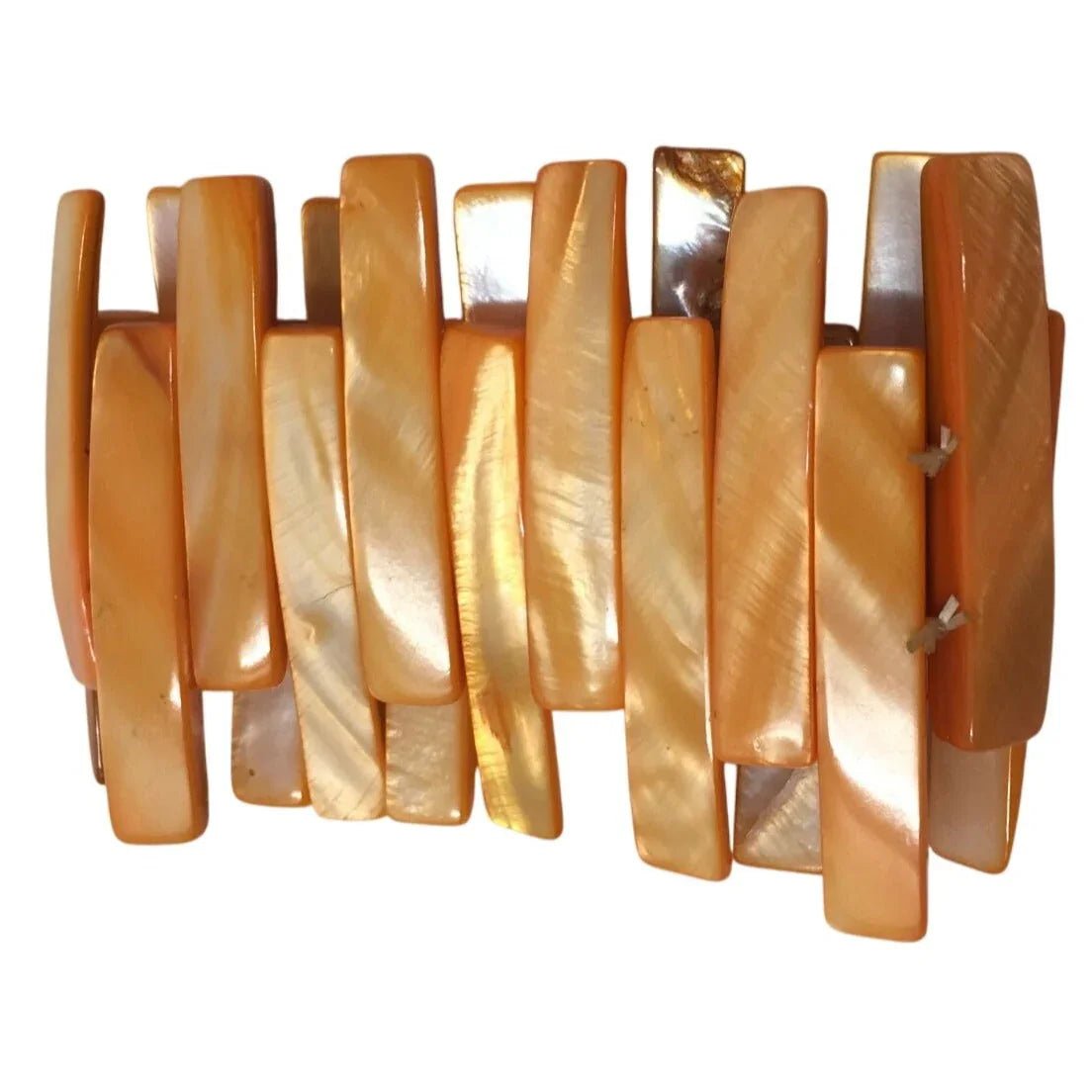 Women's Stretchy Chunky Orange Bracelet - A+ Stuff - Bracelet - A+ Stuff