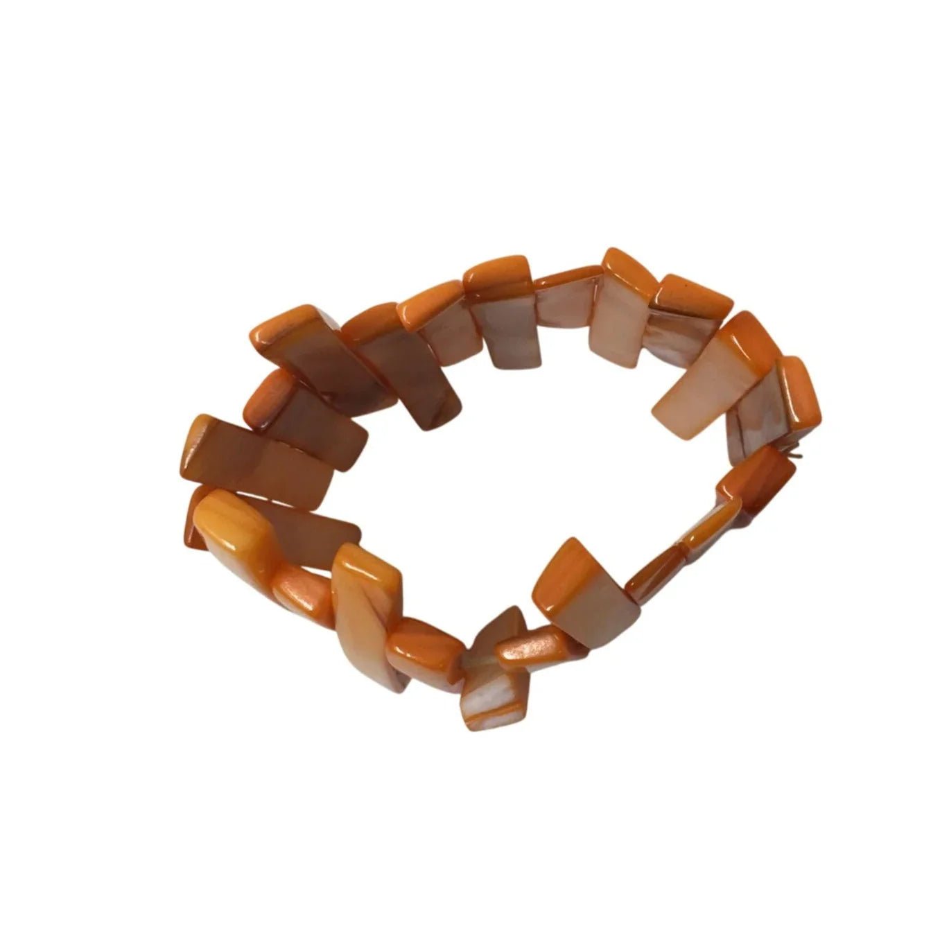 Women's Stretchy Chunky Orange Bracelet - A+ Stuff - Bracelet - A+ Stuff
