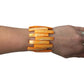 Women's Stretchy Chunky Orange Bracelet - A+ Stuff - Bracelet - A+ Stuff