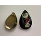 Women's Tear Drop Shaped Earrings with Swirl Design - A+ Stuff - earrings - A+ Stuff