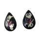 Women's Tear Drop Shaped Earrings with Swirl Design - A+ Stuff - earrings - A+ Stuff