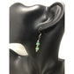 Women's Translucent Green & Silver Tone Beaded Dangle Earrings - A+ Stuff - Earrings - A+ Stuff