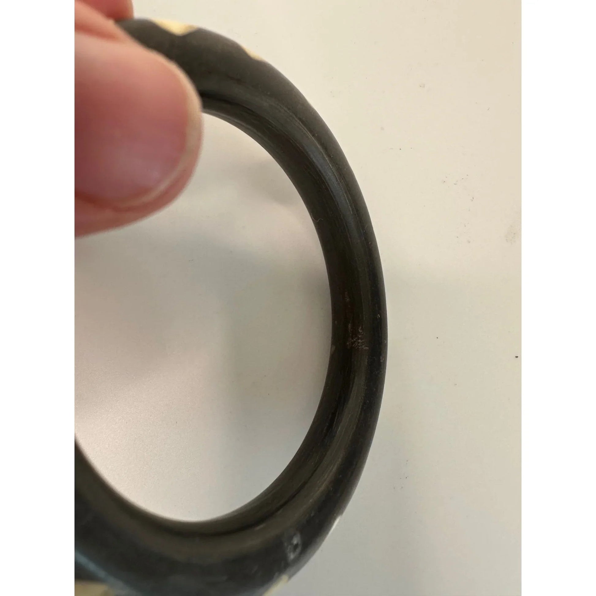 Women's Unique Black And Cream Bangle Bracelet - A+ Stuff - Bracelet - A+ Stuff