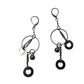 Women's Unique Silver Tone Layered Circle Dangle Earrings - A+ Stuff - Earrings - A+ Stuff