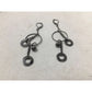 Women's Unique Silver Tone Layered Circle Dangle Earrings - A+ Stuff - Earrings - A+ Stuff