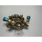 Women's Vintage Gold Tone Brooch Pin with Gems and Faux Pearls - A+ Stuff - Brooch - A+ Stuff