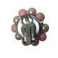 Women's Vintage Pink and Silver tone Clip On Cluster Earrings - A+ Stuff - Earrings - A+ Stuff