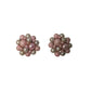 Women's Vintage Pink and Silver tone Clip On Cluster Earrings - A+ Stuff - Earrings - A+ Stuff
