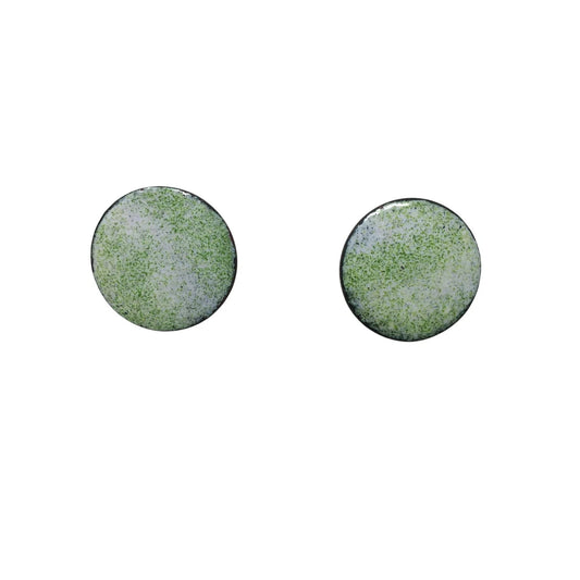 Women's Vintage Round Circle Green Screw Back earrings - A+ Stuff - Earrings - A+ Stuff