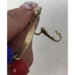 Women's Vintage Sarah Coventry Hoop Earrings with White, Red, and Blue Beads - A+ Stuff - earrings - A+ Stuff