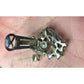 Women's Vintage Silver Tone Clip On Earrings with Rhinestones/Gemstones - A+ Stuff - Earrings - A+ Stuff