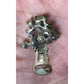 Women's Vintage Silver Tone Clip On Earrings with Rhinestones/Gemstones - A+ Stuff - Earrings - A+ Stuff