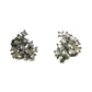 Women's Vintage Silver Tone Clip On Earrings with Rhinestones/Gemstones - A+ Stuff - Earrings - A+ Stuff