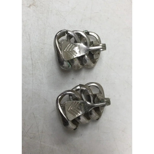 Women's Vintage ''Sperry'' Silver Tone Clip on Earrings - sperry - Earrings - A+ Stuff