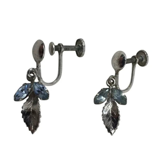 Women's Vintage Sterling Screw Back Earrings - A+ Stuff - Earrings - A+ Stuff
